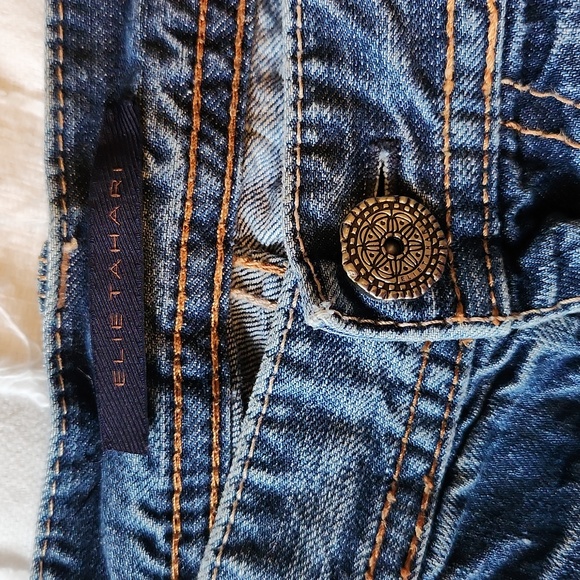 Elie Tahari Noah Jeans RARE - Picture 3 of 8